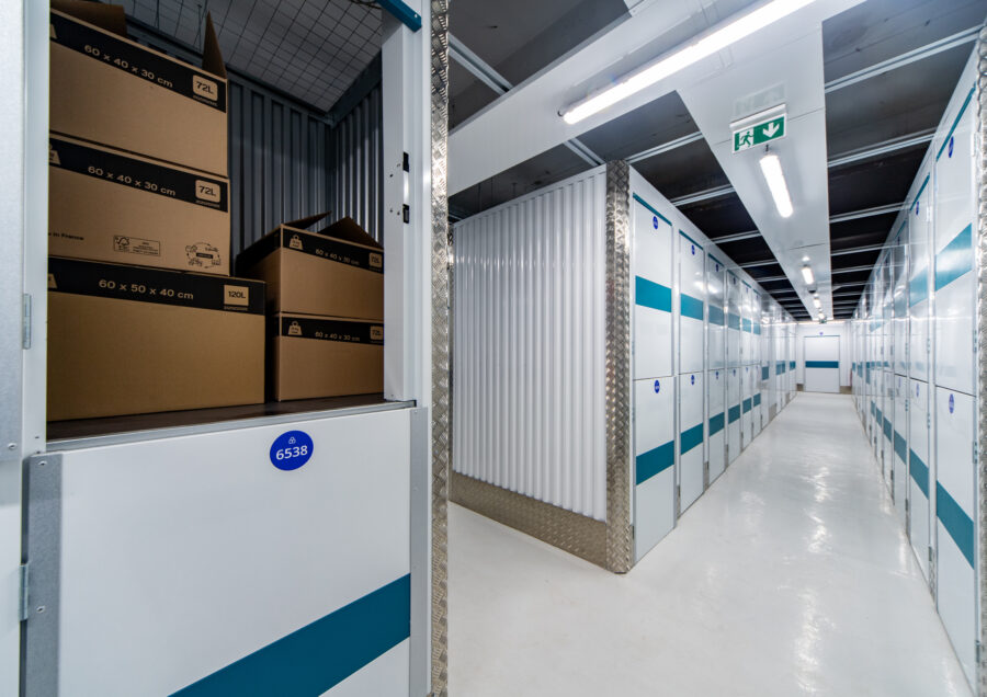 Centre de stockage Lockall avec box ouvert