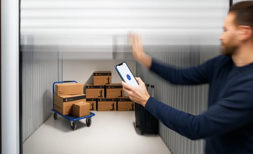 Votre clé digitale pour votre box de stockage