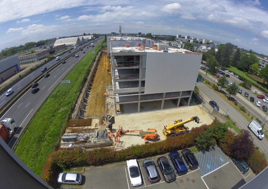 Bâtiment en construction